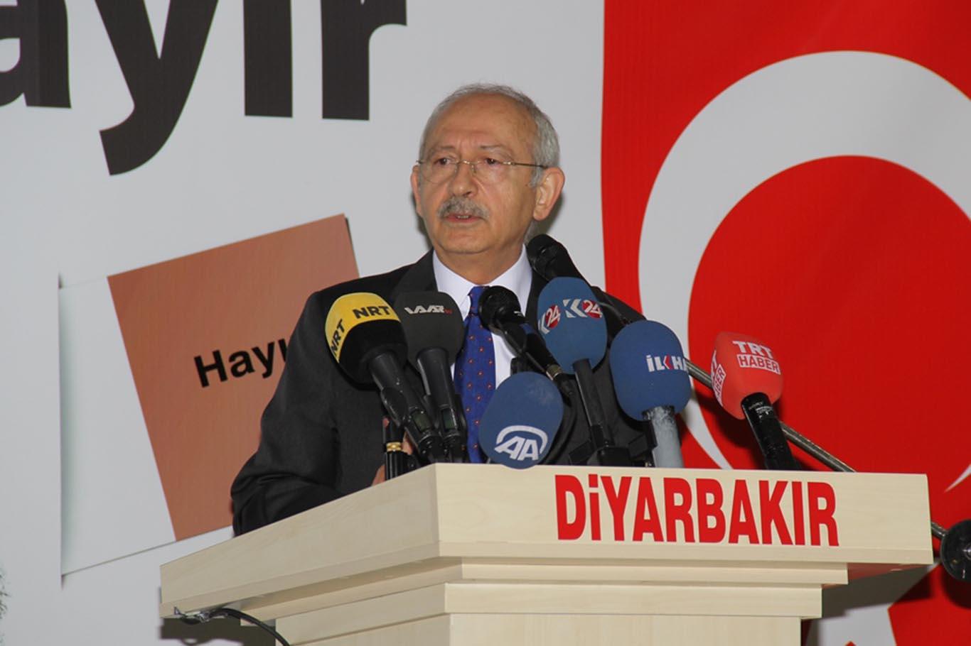 Kılıçdaroğlu Diyarbakır'da konuştu
